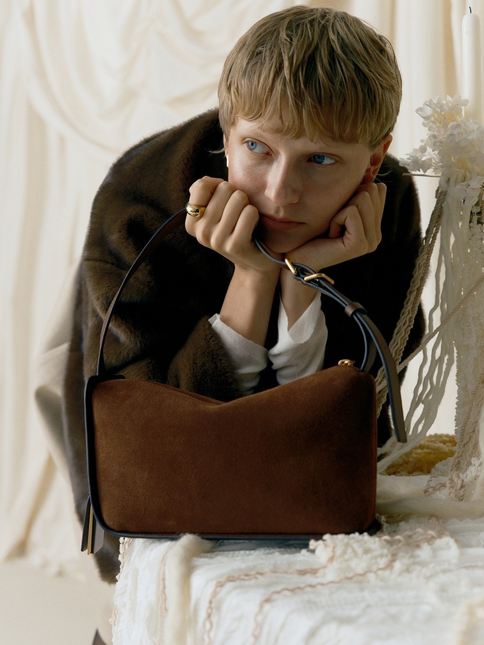 Joy Gryson Crescent Shoulder Bag