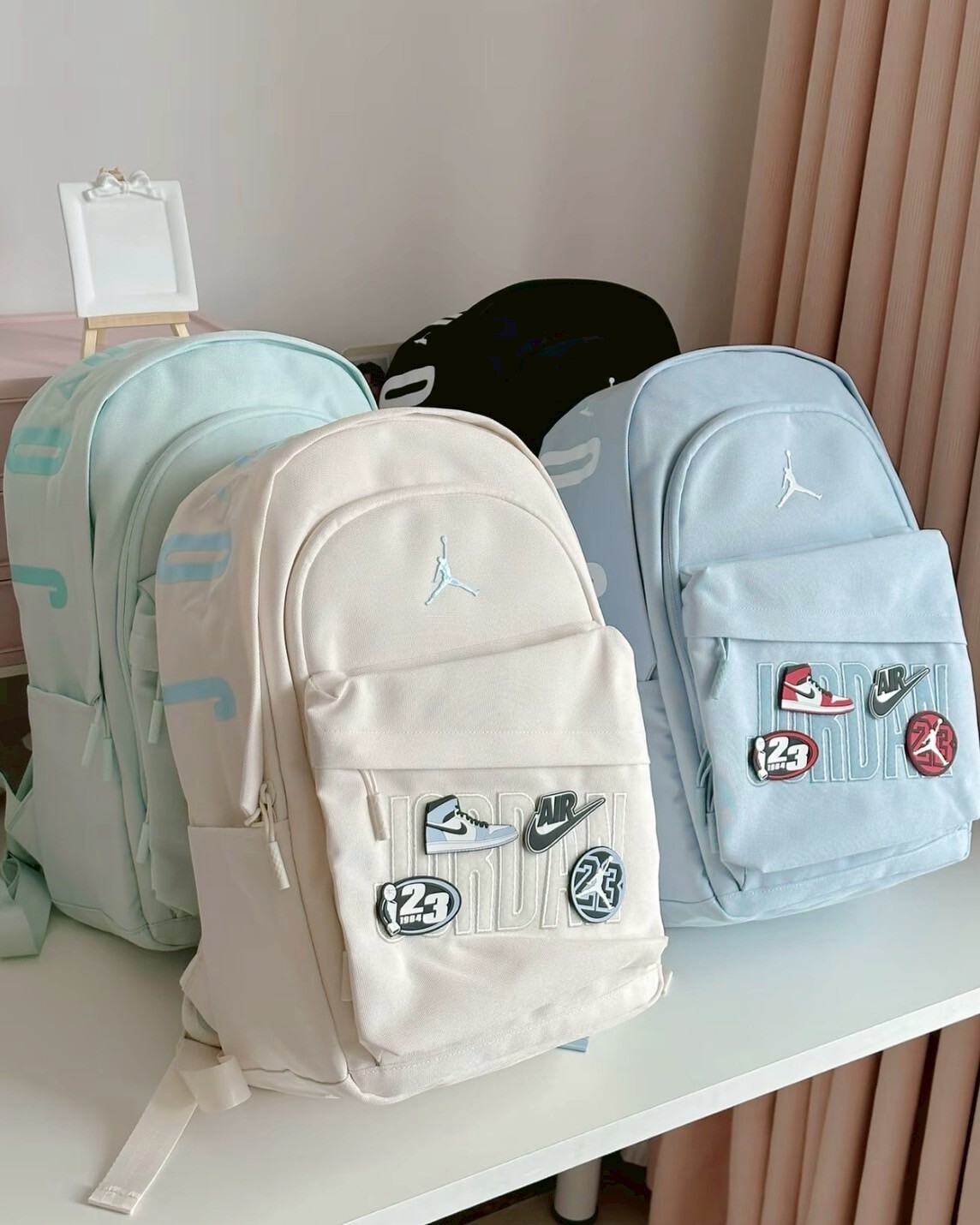 Nike Air Jordan 魔鬼氈隨意貼系列 後背包 雙肩包 共4色