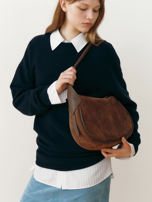 Joy Gryson Natt Shoulder Bag Suede