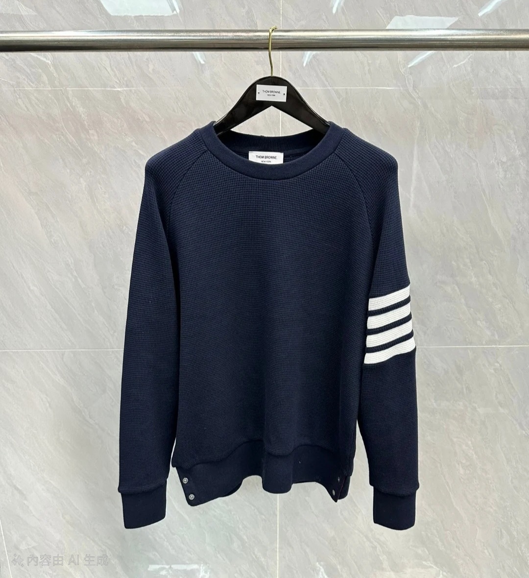 Thom Browne 窩夫格 圓領衞衣