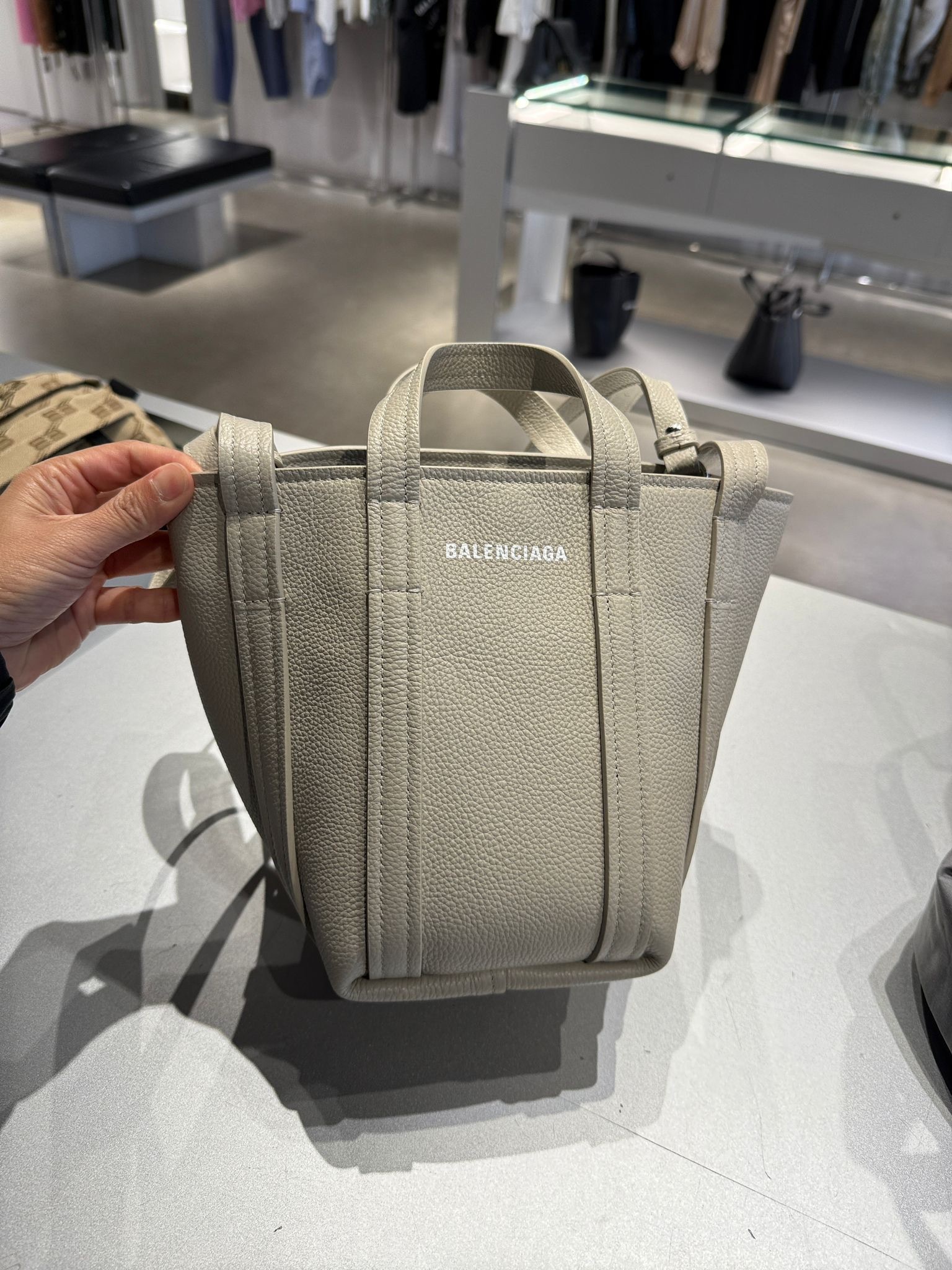 Balenciaga Everyday 2.0 XS Shoulder Tote bag Greige 672793