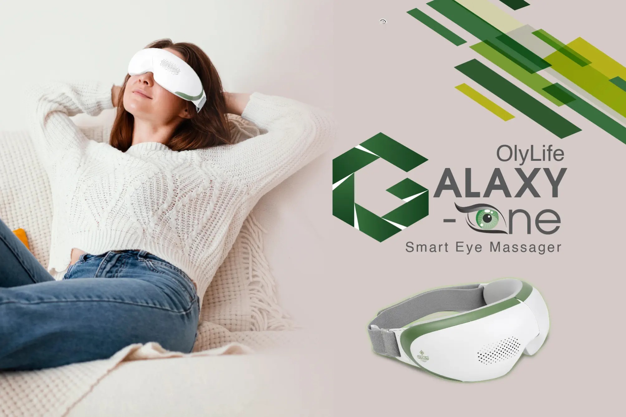 OlyLife奧利萊夫GALAXY G-one智慧眼部按摩器