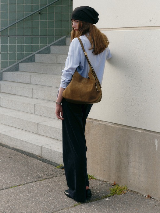 Joy Gryson Adele Hobo Bag Suede