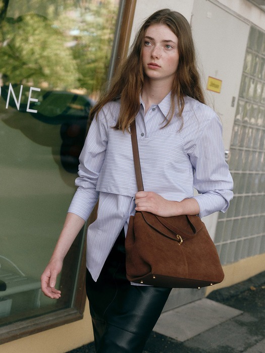 Joy Gryson Jupiter Satchel Large Suede