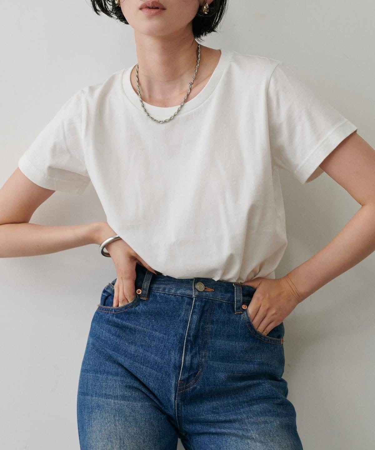 LARUTA(ラルータ)  ピグメントベーシックTee白（3052060190）