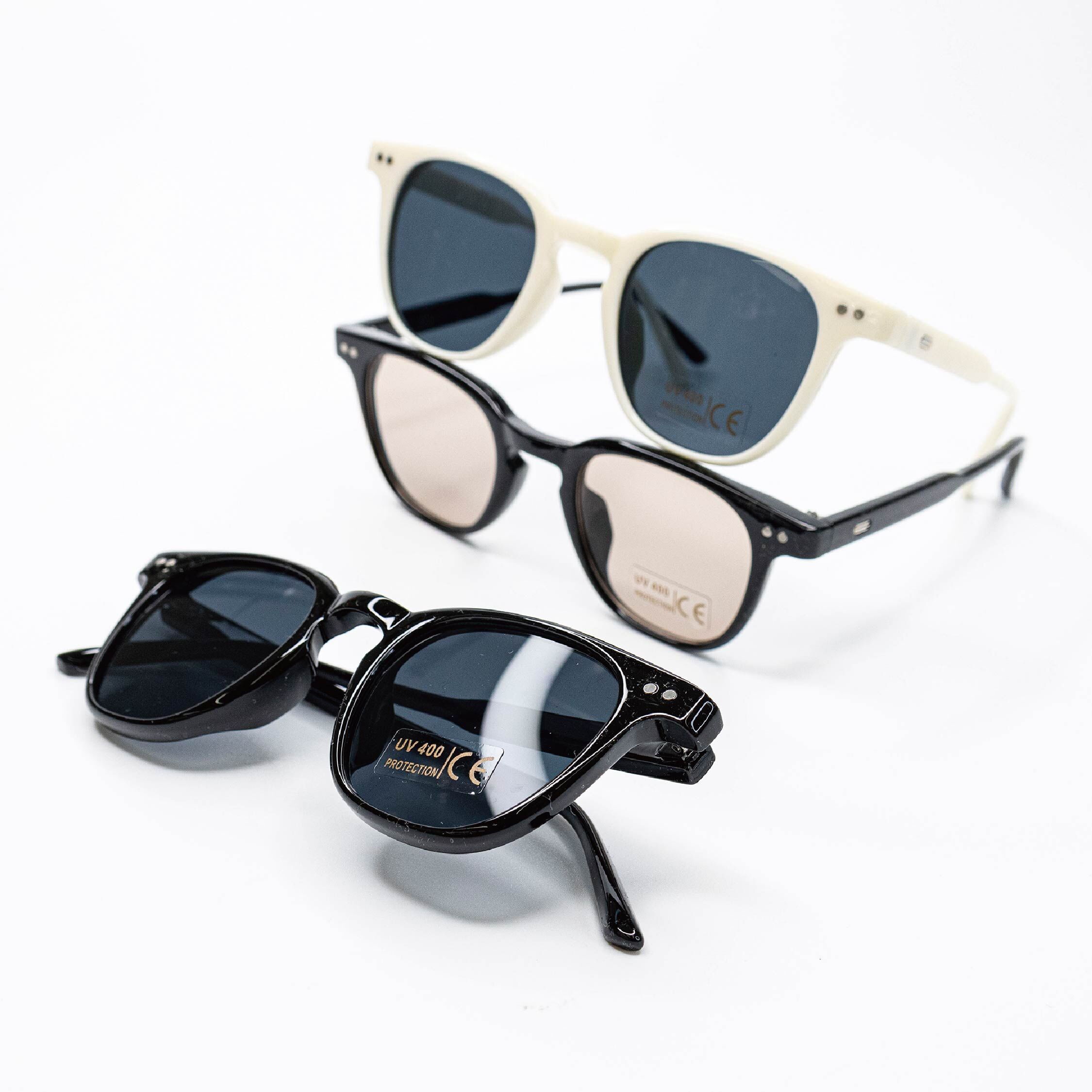 【JA0398】方圓防曬墨鏡＊三色