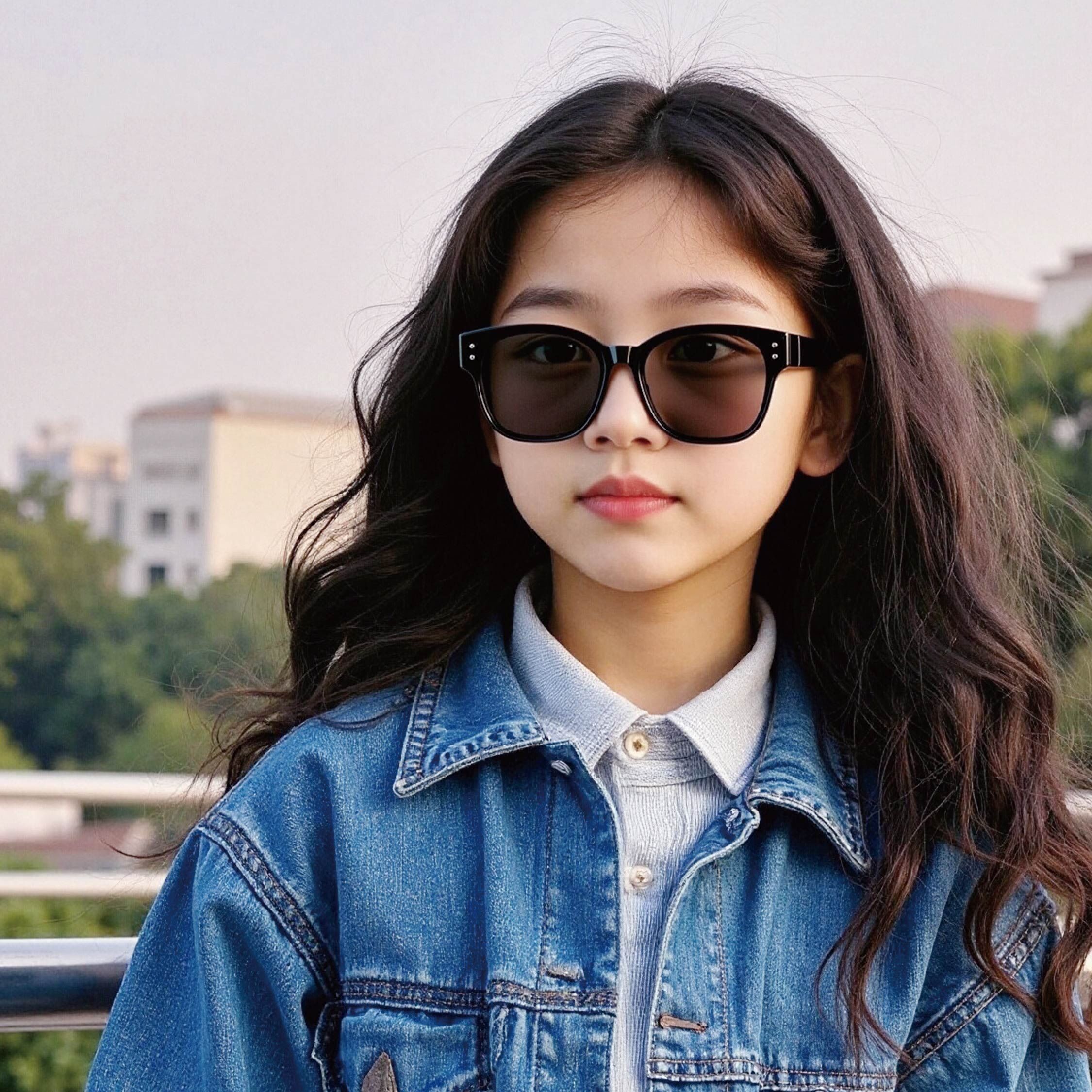 【JA0401】時尚大框防曬墨鏡＊二色