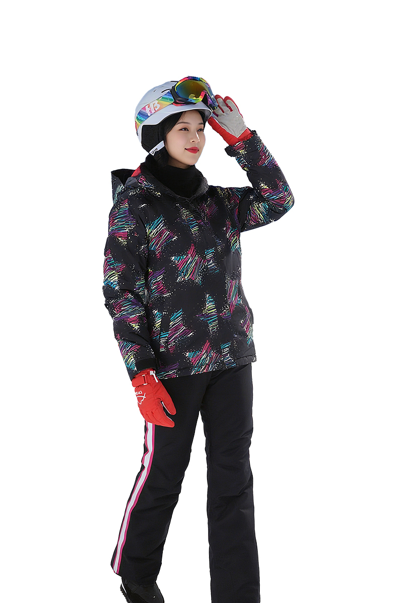 時尚背帶雪褲｜女款 FW9017 (防水  防風  耐磨  透氣  透濕)