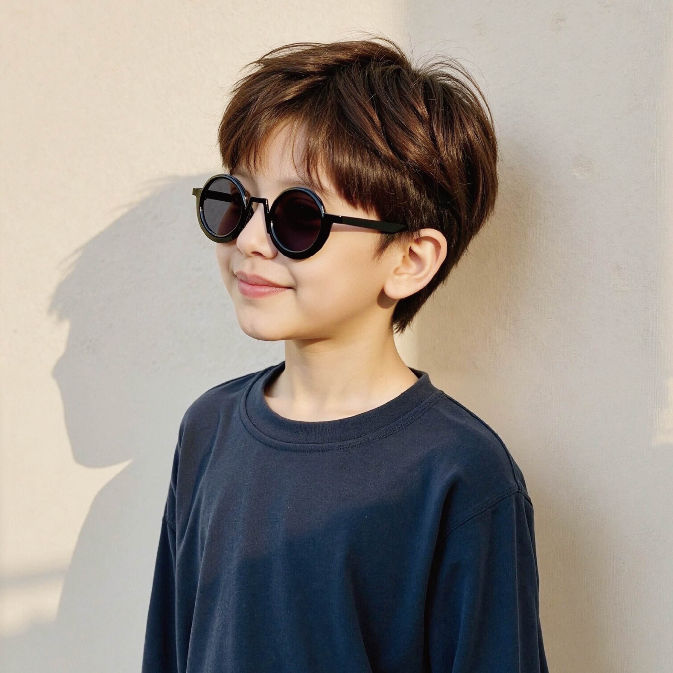 【JA0406】復古圓形金屬墨鏡＊二色