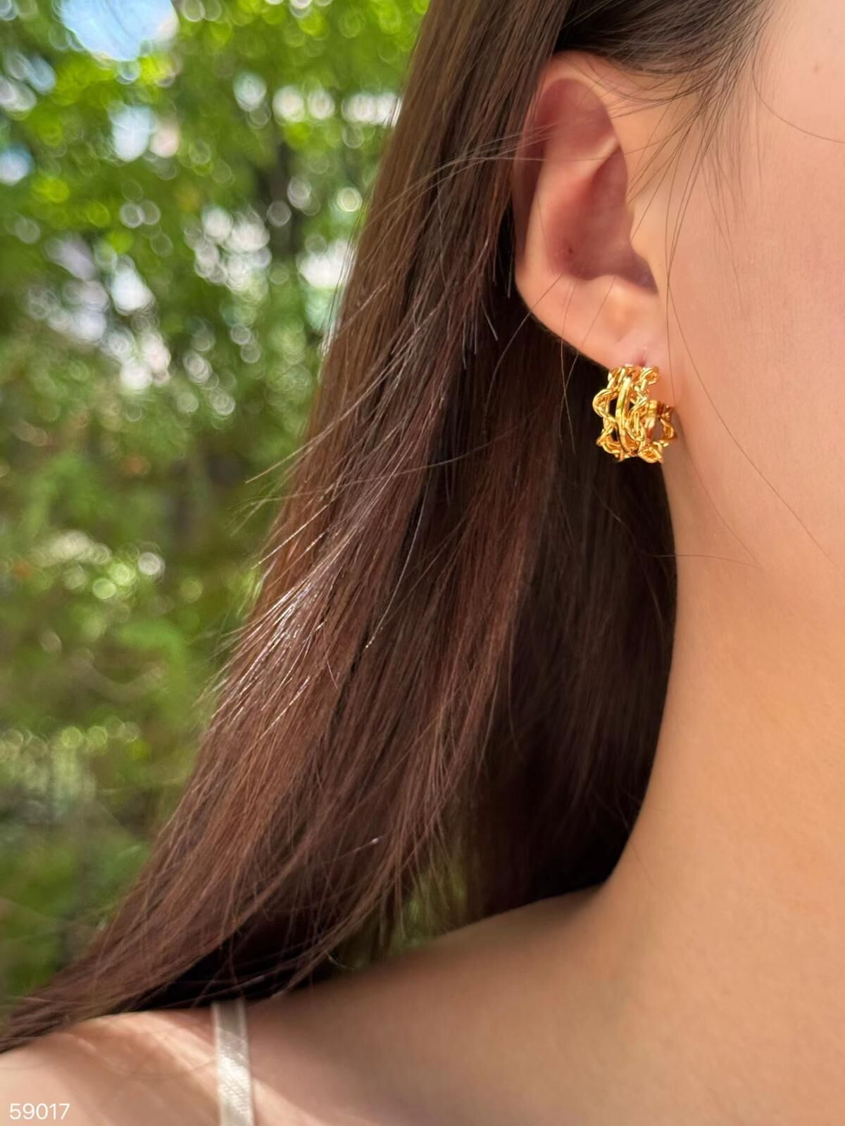 UA33復古不規則設計耳環