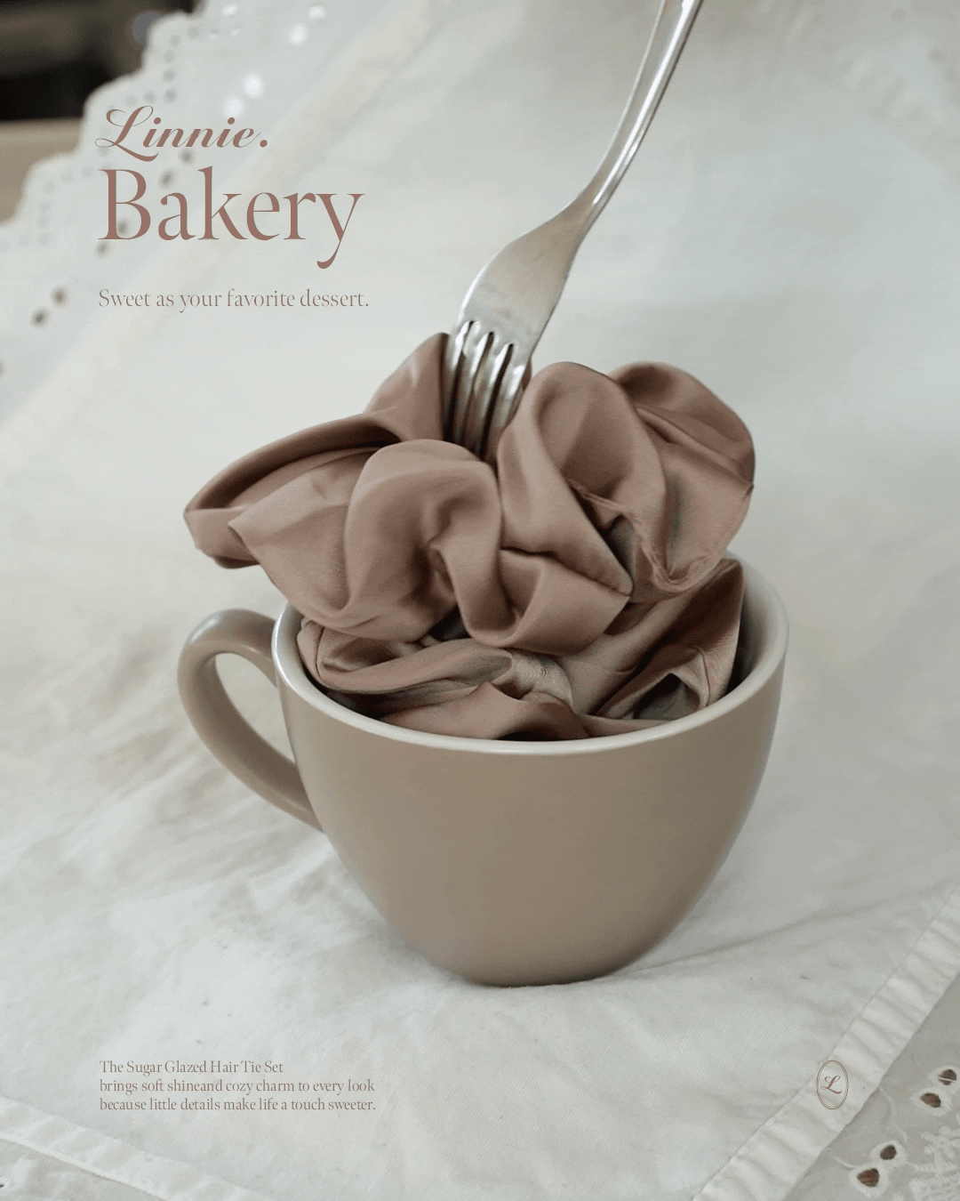 糖霜光澤髮圈組 / 焦糖海鹽