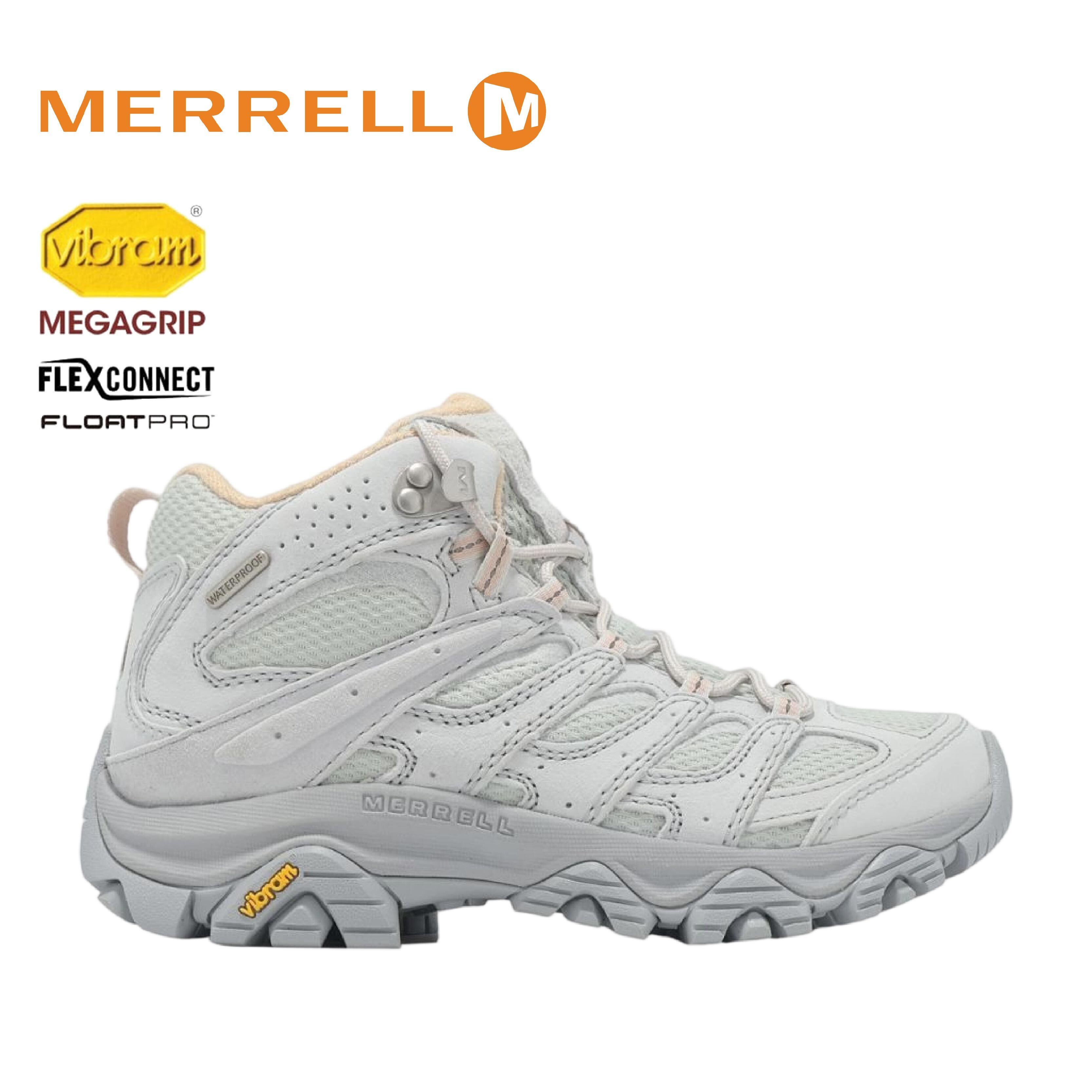 MERRELL 美國 MOAB 3 MID WP 登山健行鞋 女款(霧灰色) 32ML038792