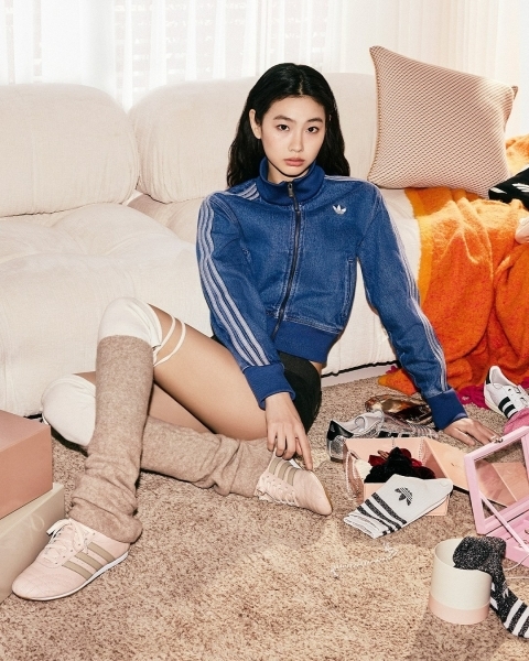 ADIDAS 休閒鞋 TAEKWONDO W 粉膚色 皮革 復古 女 JS0304