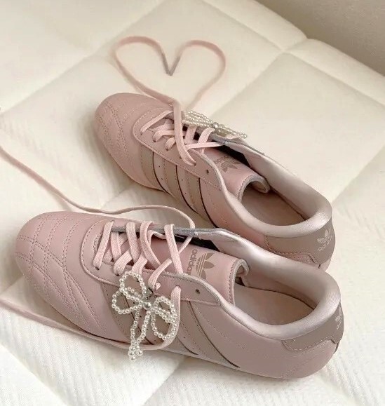 ADIDAS 休閒鞋 TAEKWONDO W 粉膚色 皮革 復古 女 JS0304