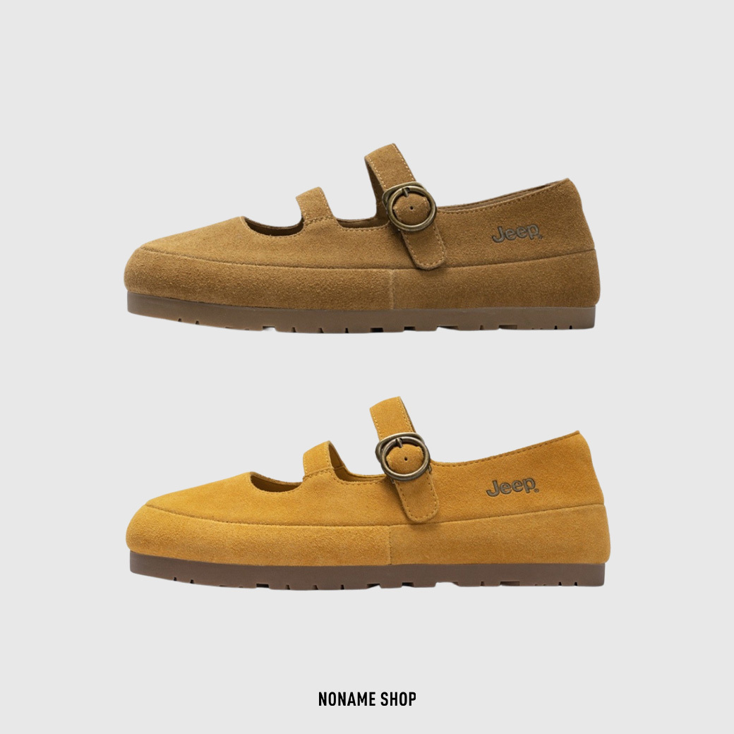 JEEP 日式 微厚底 一字帶 瑪莉珍鞋 兩色 (女款)