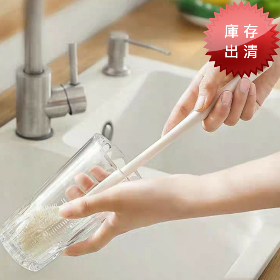長柄折疊式洗杯刷(出清款/2支裝)