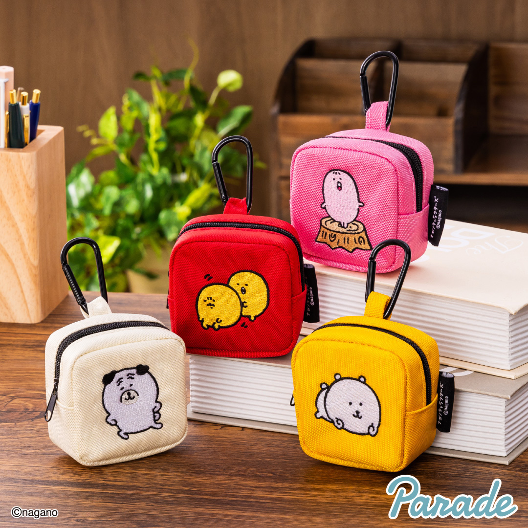 現貨｜Nagano Characters 迷你刺繡掛袋 9月景品