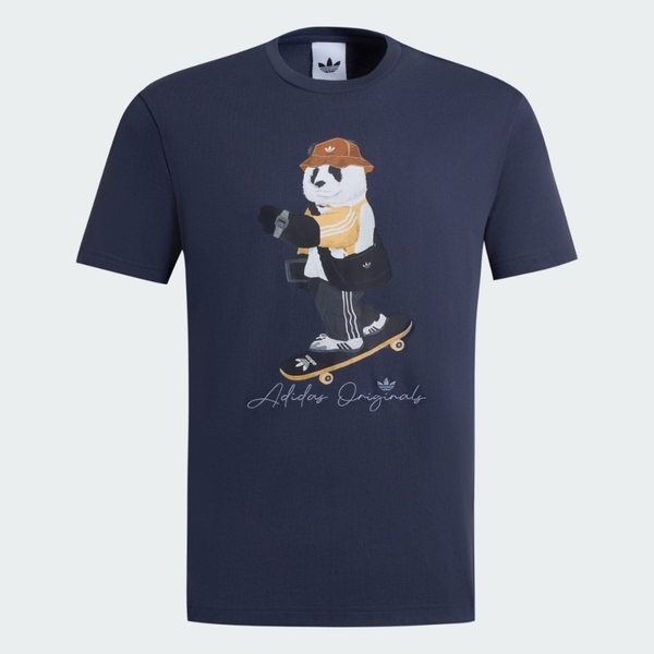 Adidas 愛迪達 Dorophy Tee 3 IB7069 男女 T恤 運動上衣 休閒短袖 熊貓 深藍 亞版