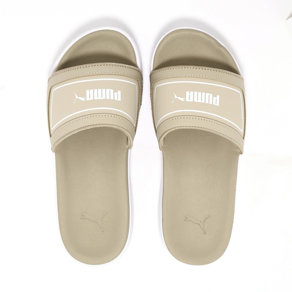 PUMA 拖鞋 KARMEN SLIDE 奶茶 厚底 休閒拖鞋 女 38907311