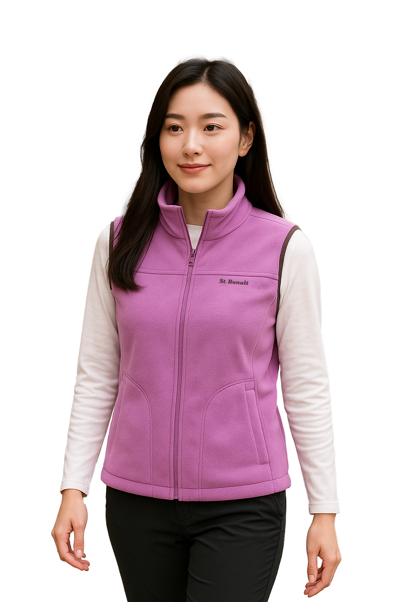 防風Soft Shell 刷毛保暖背心｜女款 8204