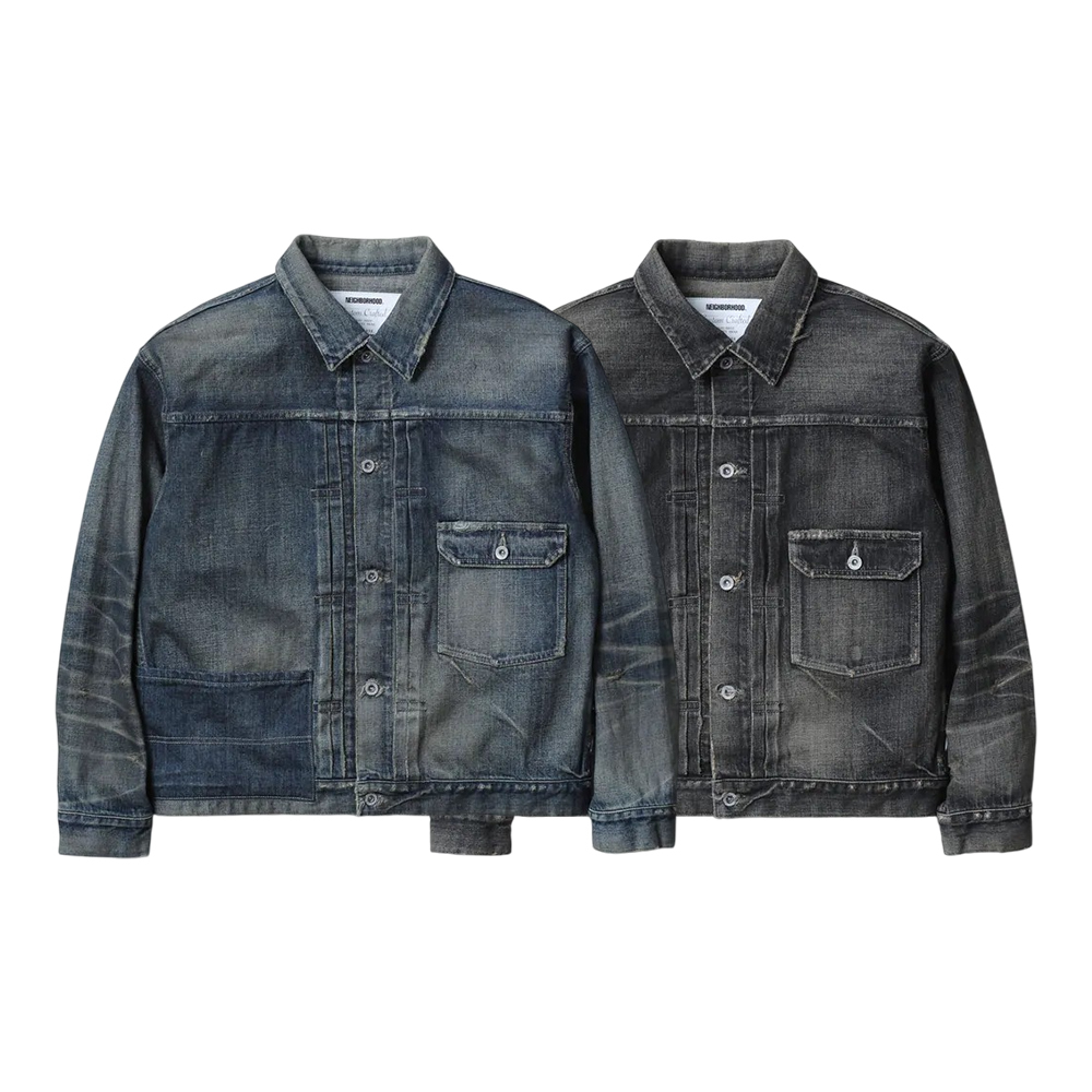 Neighborhood Savage Denim Type-1 Jacket 黑 / 藍 牛仔外套 252XBNH-JKM02