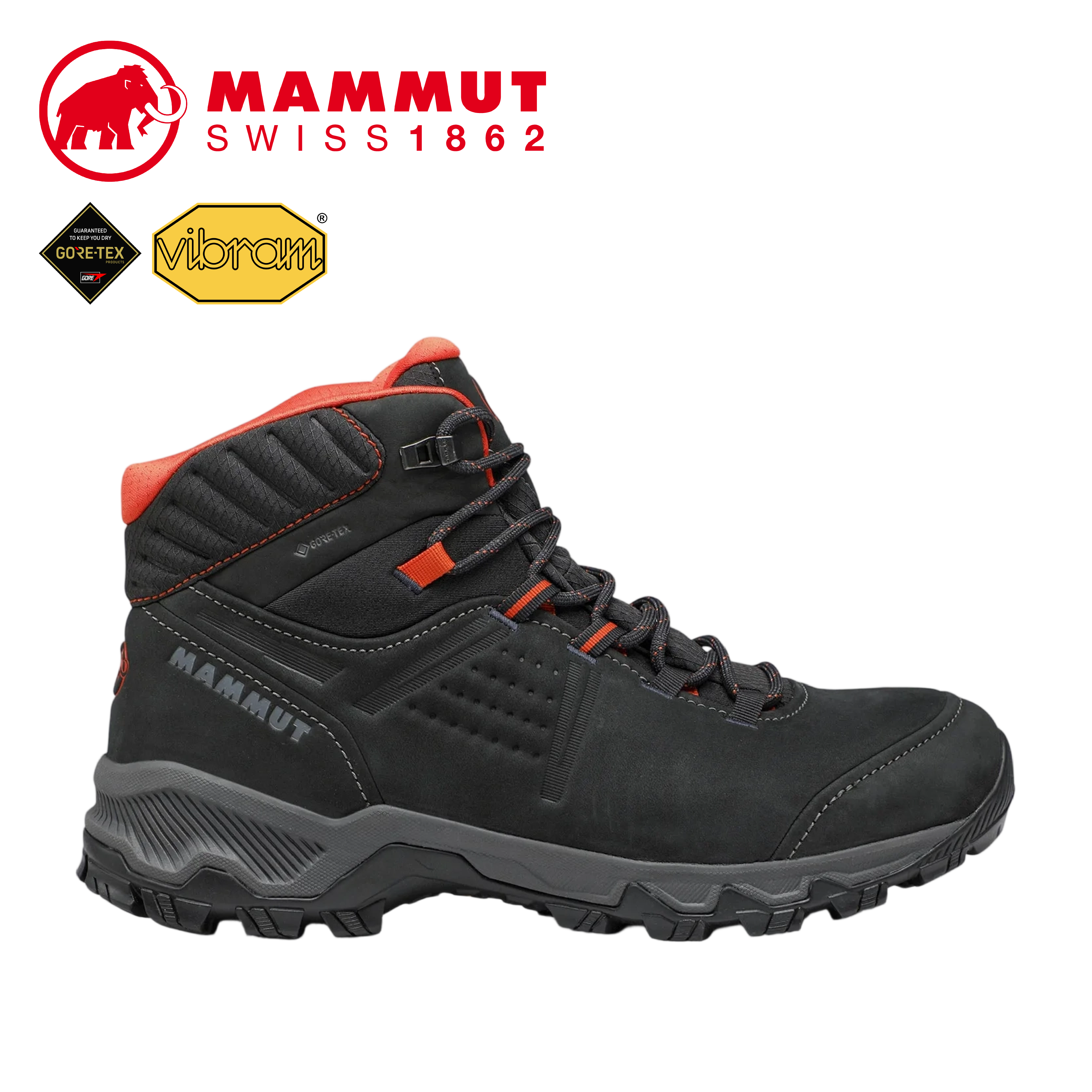 Mammut 長毛象 Mercury IV MID GTX 中筒皮革登山鞋 男款 (2色) 33MM04710