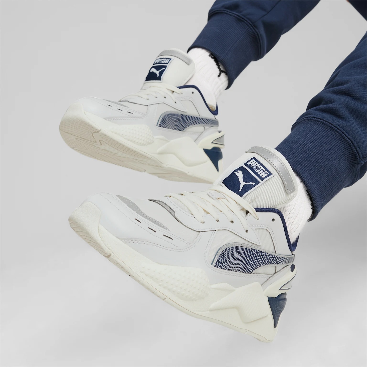 PUMA 休閒鞋 RS-X 白藍色 40周年紀念 復古鞋 男 39533901