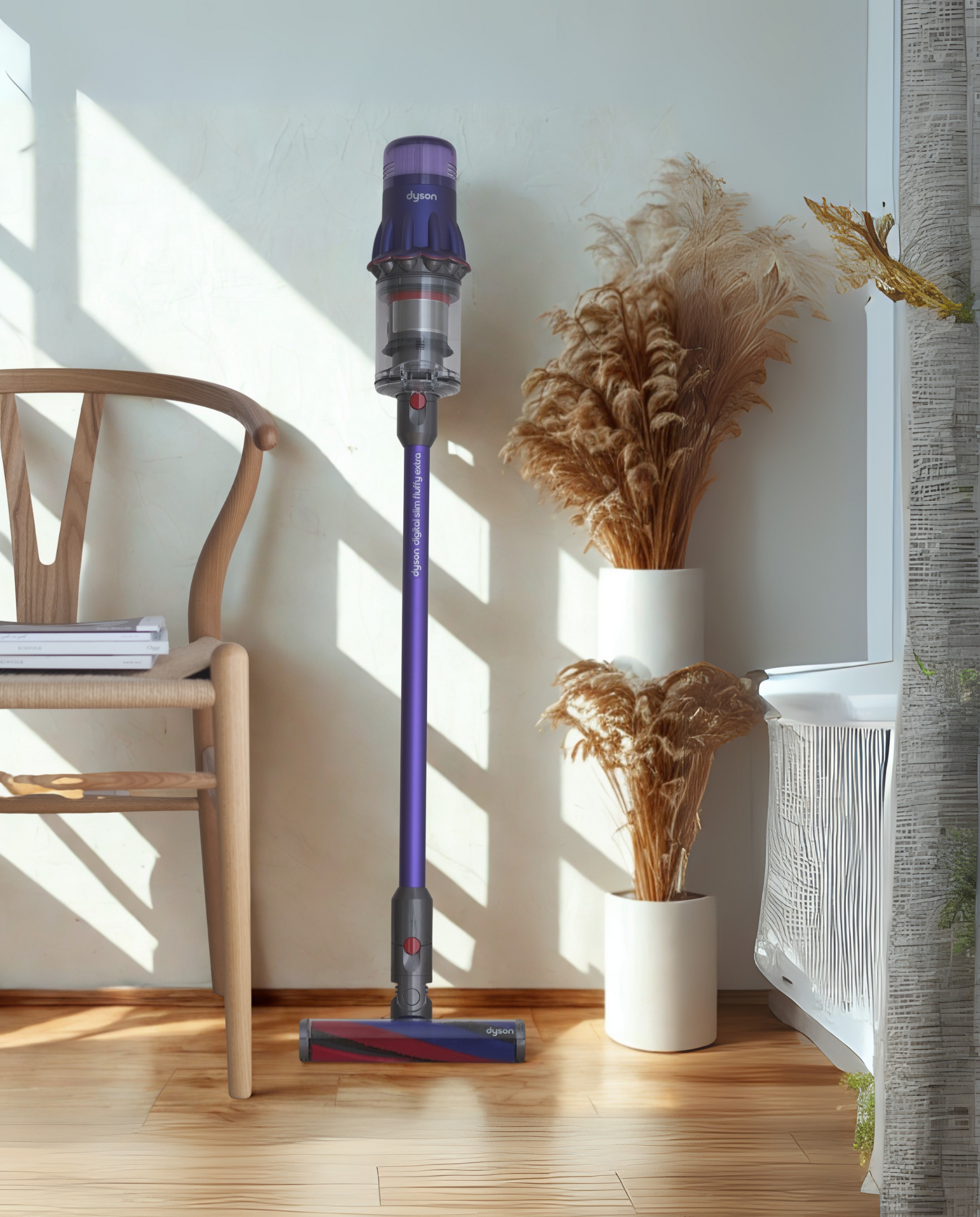 [月付型出租方案] Dyson | V12 Detect Slim Fluffy Plus SV34 輕量智慧吸塵器 光學偵測(普魯士藍 升級版)