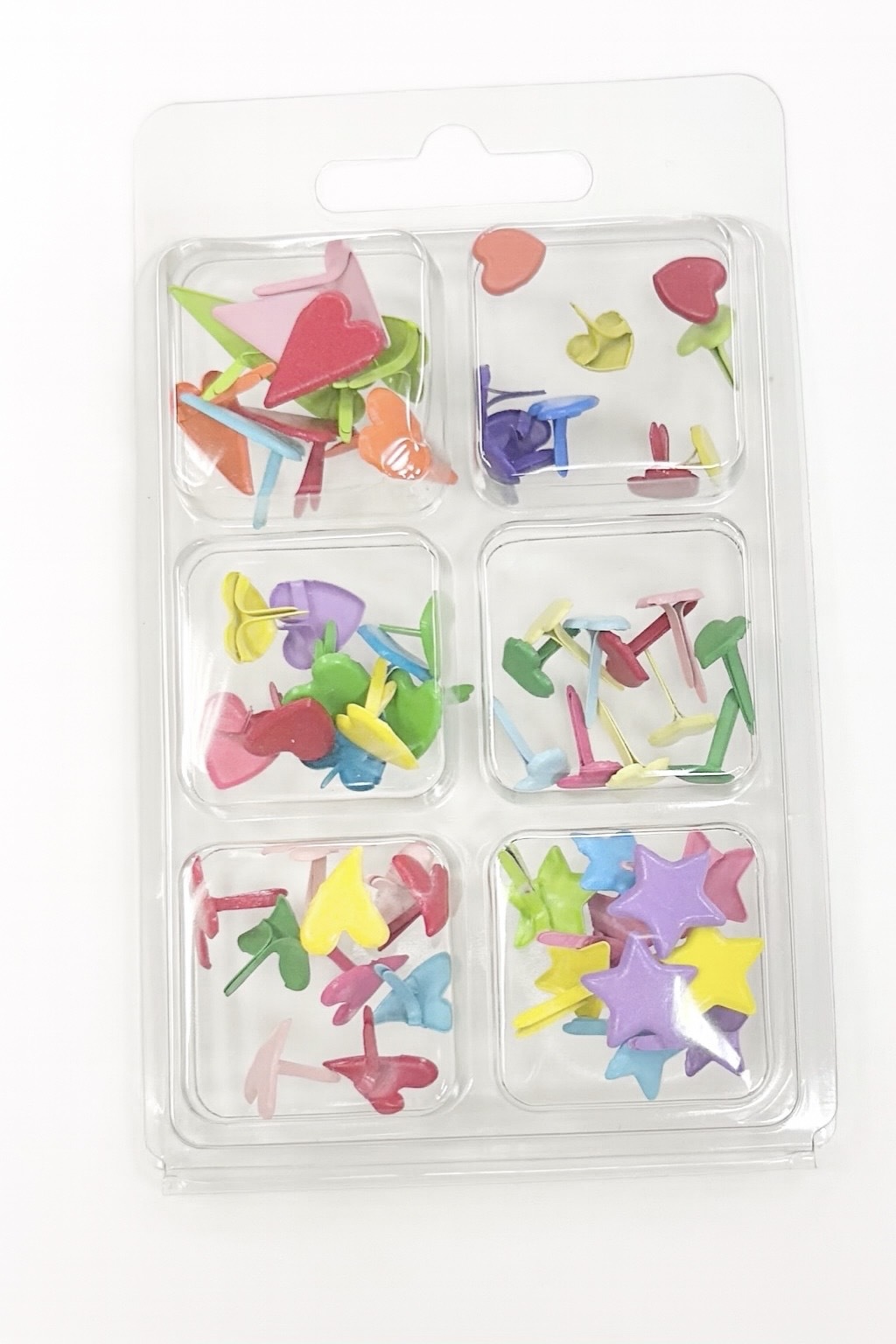 造型兩腳釘 | 組合包 - 綜合愛星釘  #T9003