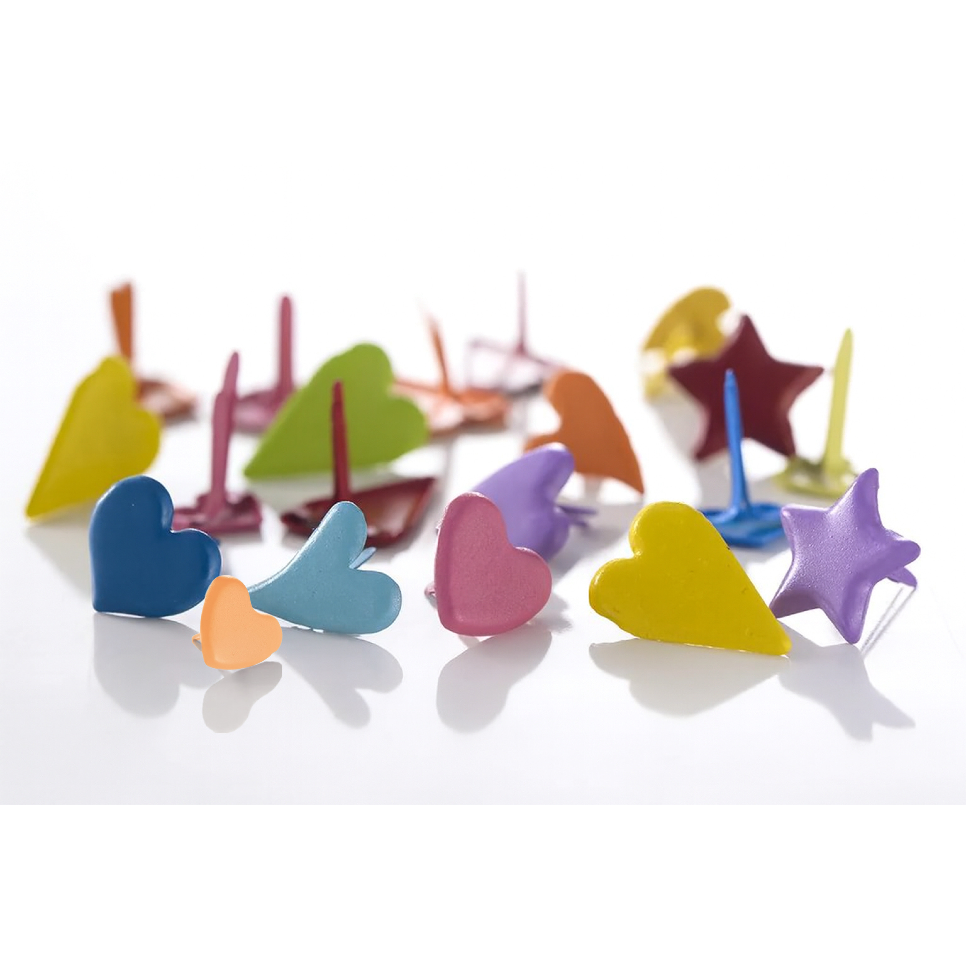 造型兩腳釘 | 組合包 - 綜合愛星釘  #T9003