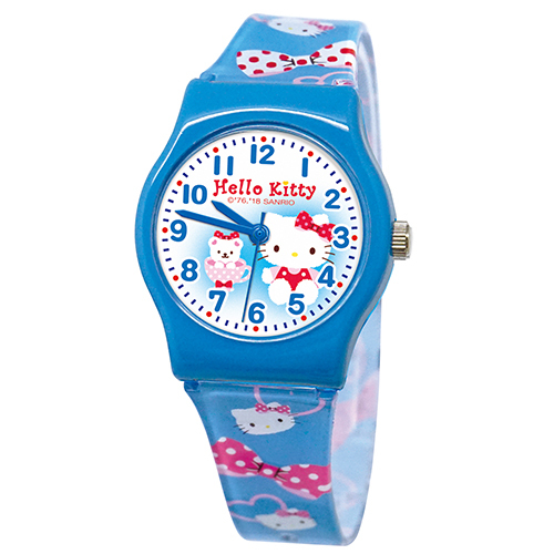 【三麗鷗】Hello Kitty凱蒂貓兒童卡通手錶 中 (33)