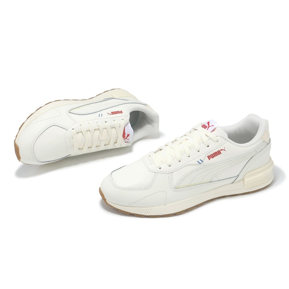 PUMA 休閒鞋 GRAVITON L 米白 膠底 皮革 復古 情侶鞋 男女 39908801
