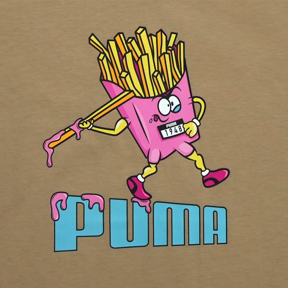 PUMA 短T BT系列 駝色 薯條 短袖 T恤 男 68653783