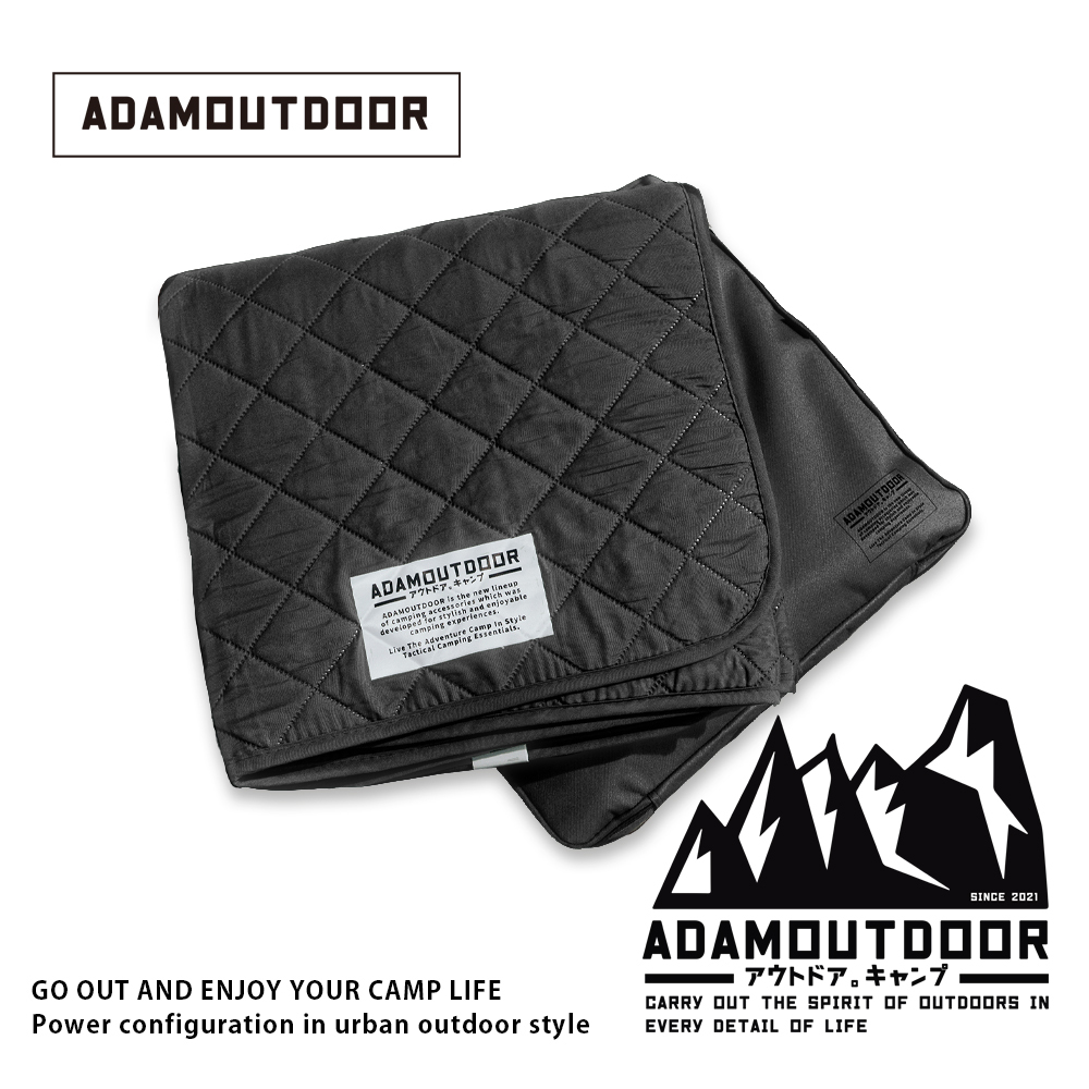 ADAMOUTDOOR｜雙人電熱毯 黑色
