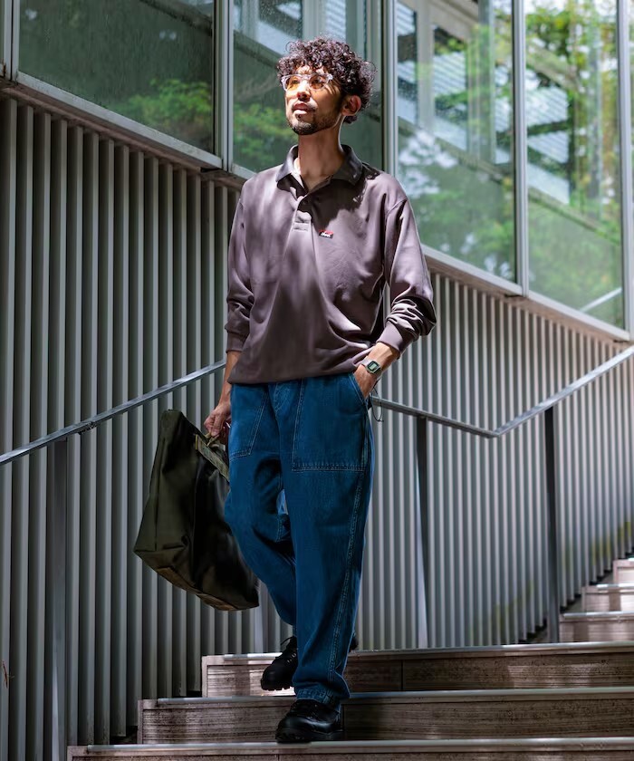 "代購" NANGA neo-PRO 抽繩 長袖Polo衫