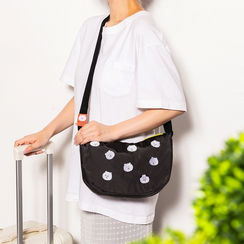 預訂｜白熊 可折疊旅行斜孭袋