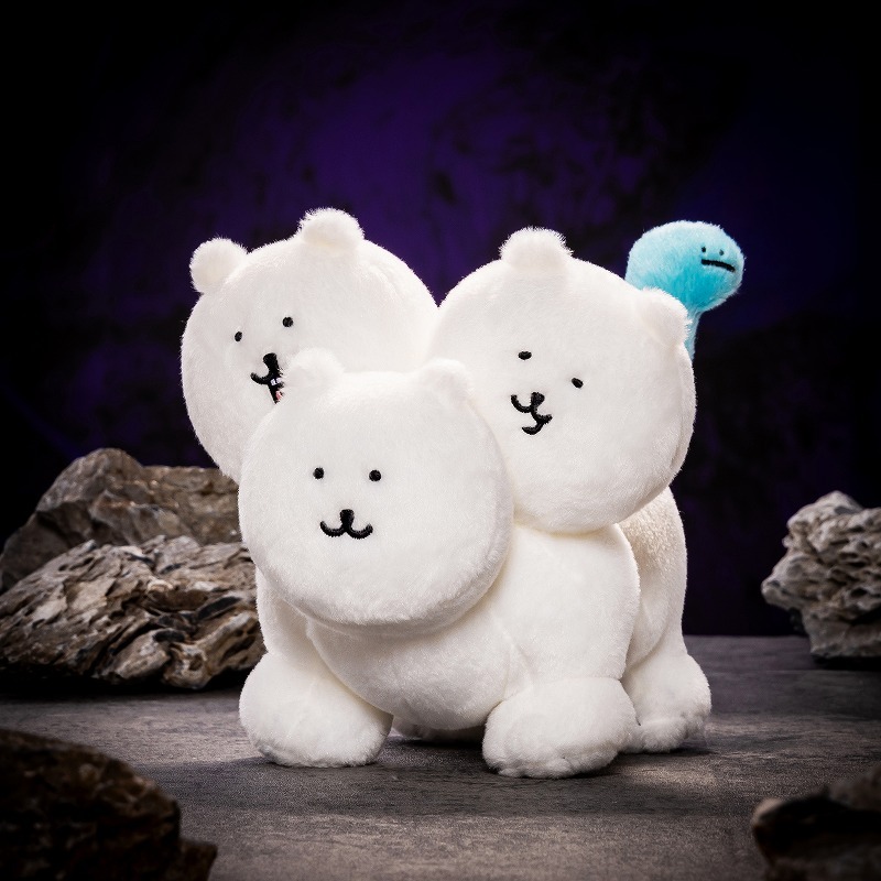 現貨｜白熊 三頭犬公仔