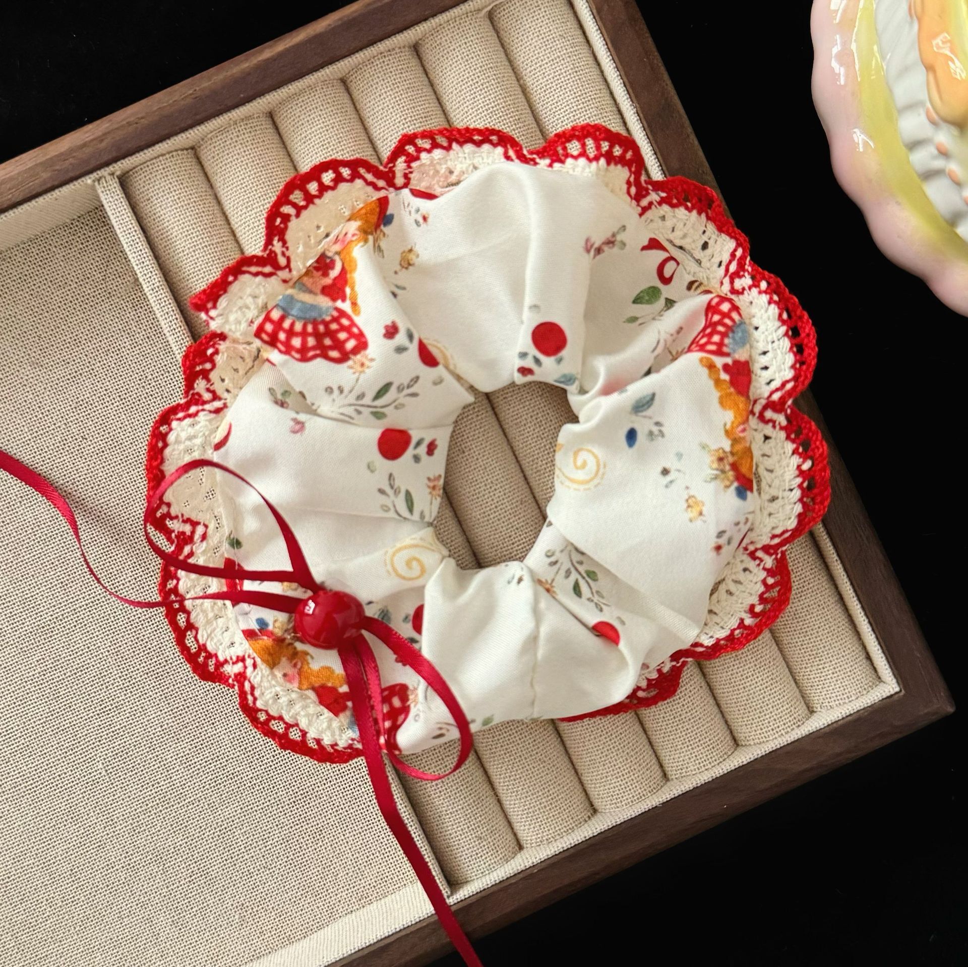 [3 FOR RM10] Sweet Red & Pink Scarf Bow Scrunchies