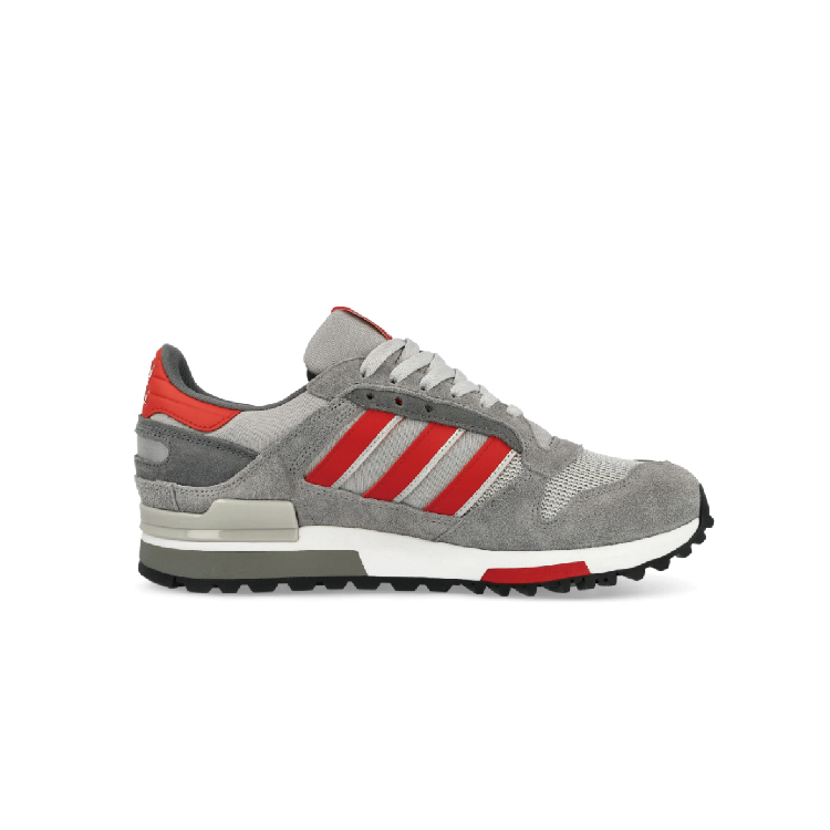【 adidas ZX 600 "GREY BETTER SCARLET" 限定鞋款 - 灰x紅 】