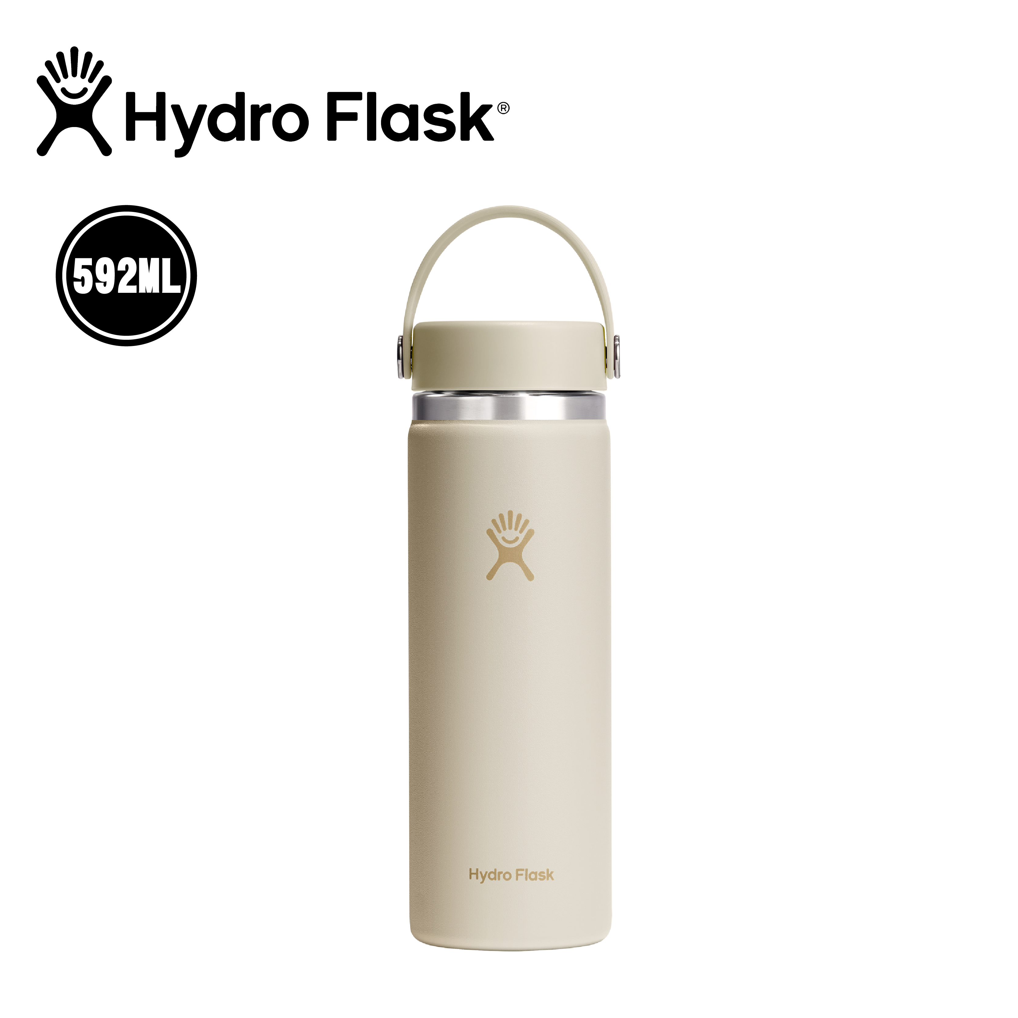 Hydro flask 美國 寬口真空保溫鋼瓶 20oz/592ml (椰奶黃色) 52HFW20CTS139
