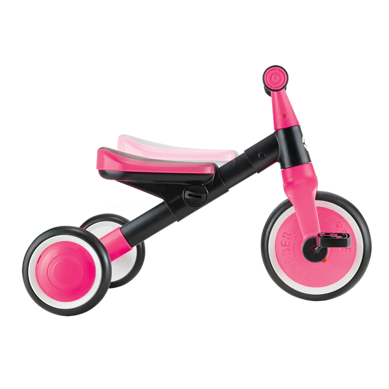 GLOBBER LEARNING TRIKE 2合1多功能滑步腳踏車-法國紅絲絨