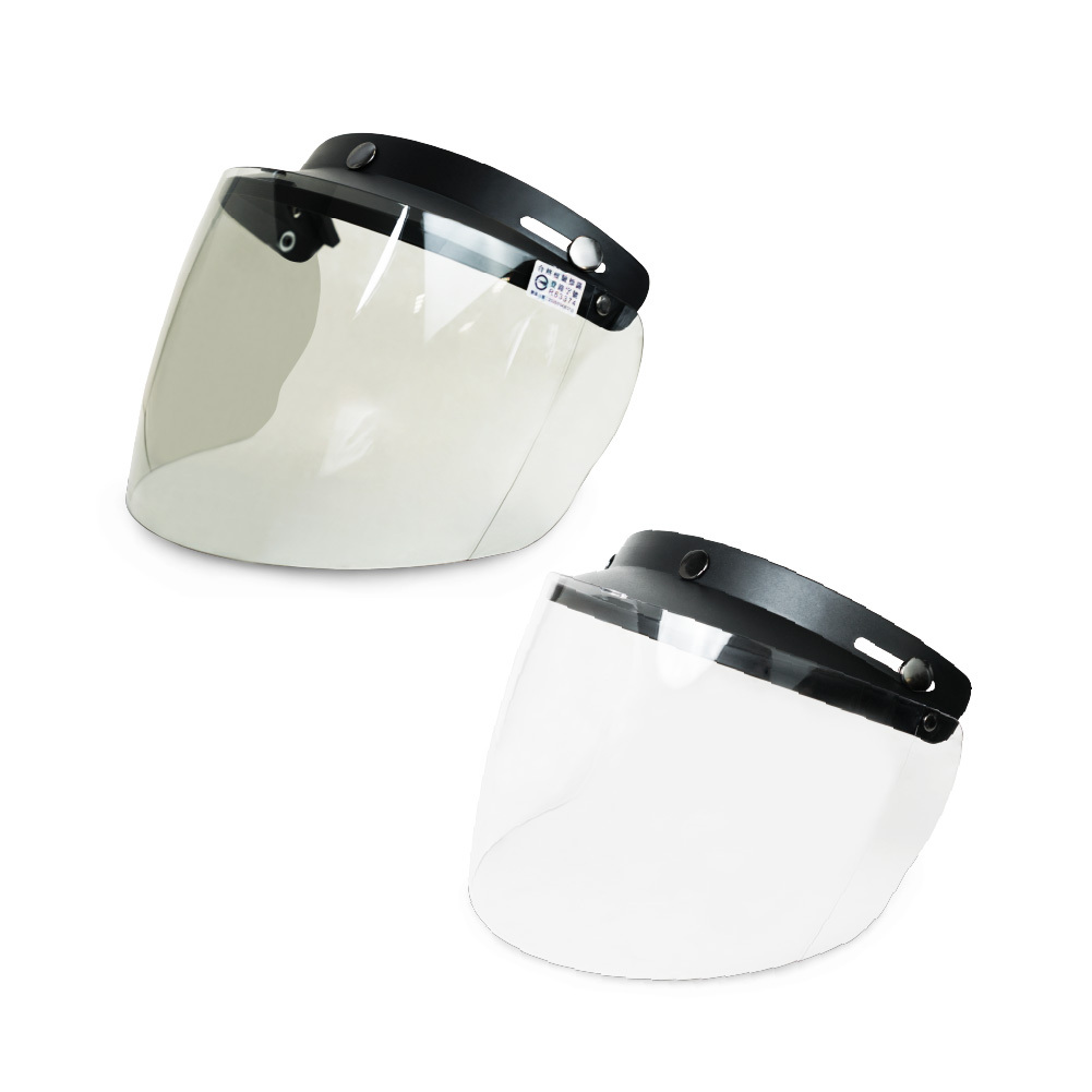 人身部品｜三扣式安全帽鏡片