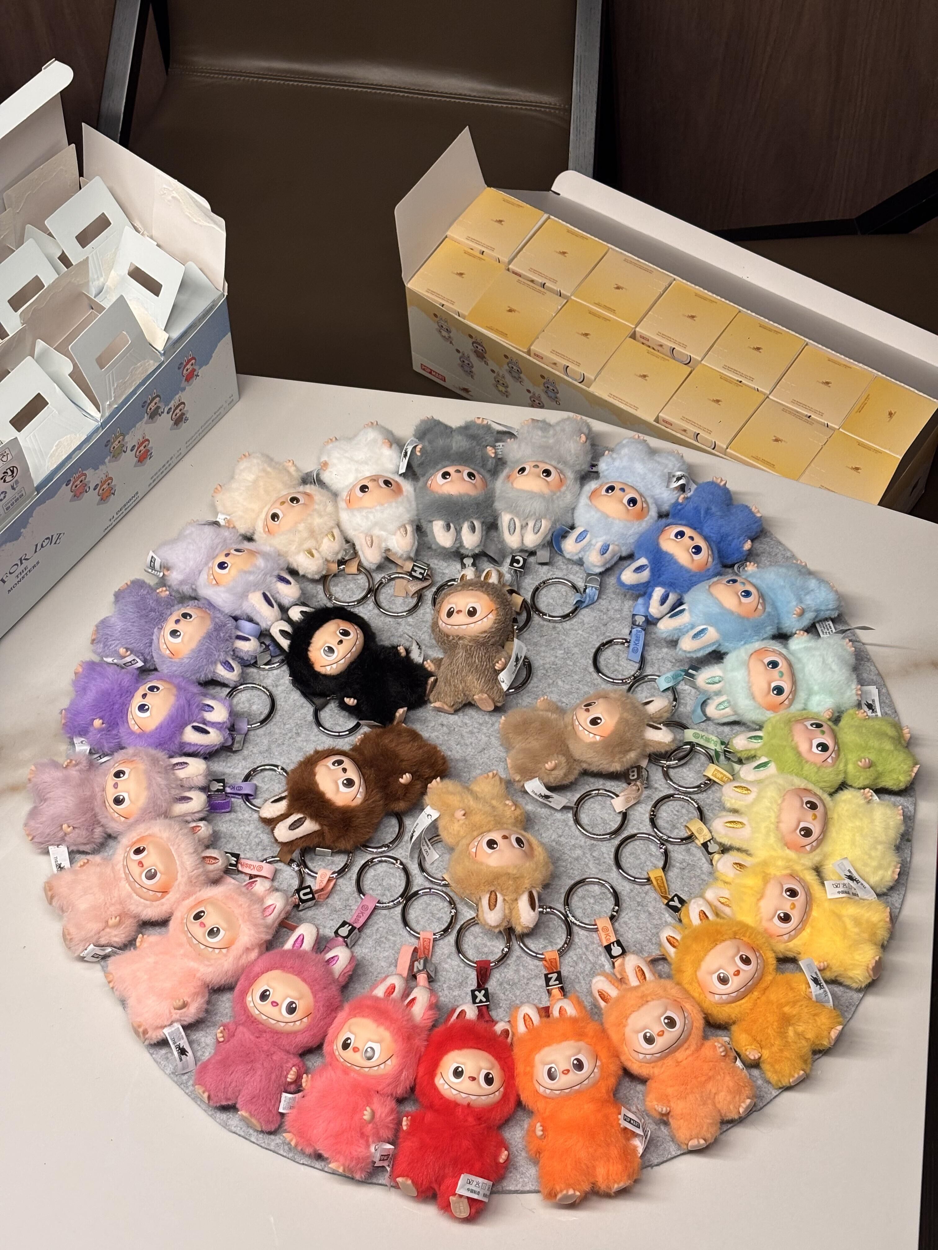 POPMART 泡泡瑪特 Labubu 心底密碼系列 糖膠毛絨盲盒 鑰匙圈 吊飾 28+2款(任買兩件711免運)/預購