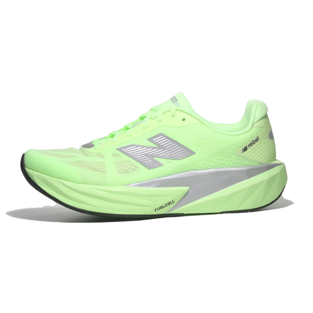 NEW BALANCE 慢跑鞋 FUELCELL REBEL 螢光綠 2E寬楦 競速跑鞋 男 MFCXLZ5