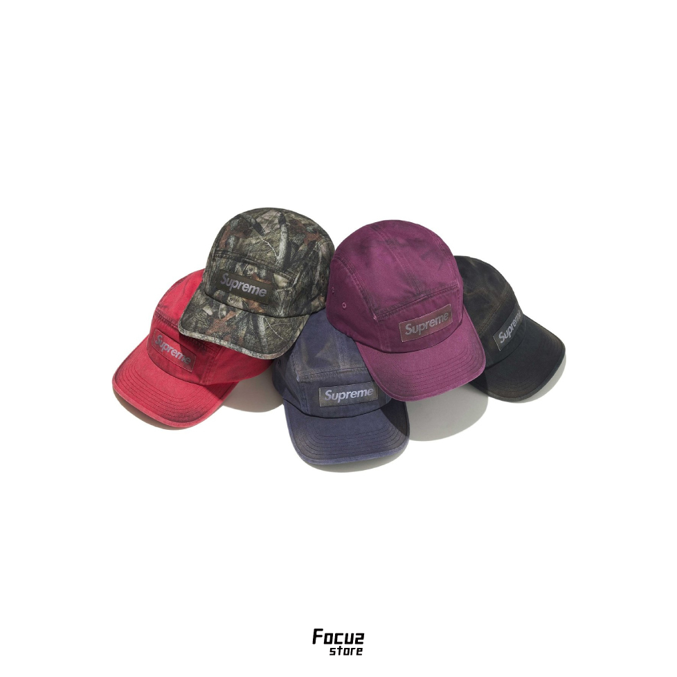 【Focus Store】現貨秒發 Supreme FW25 Week1 Overdyed Camp Cap 五分割帽 做舊 四色
