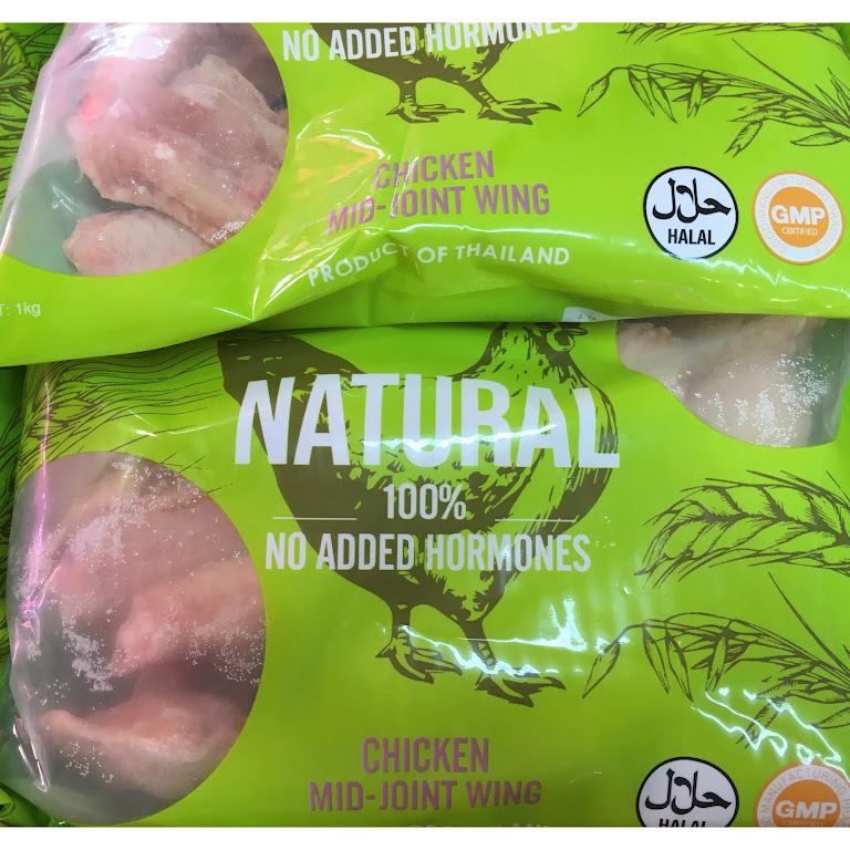 泰國無激素雞中翼 1kg