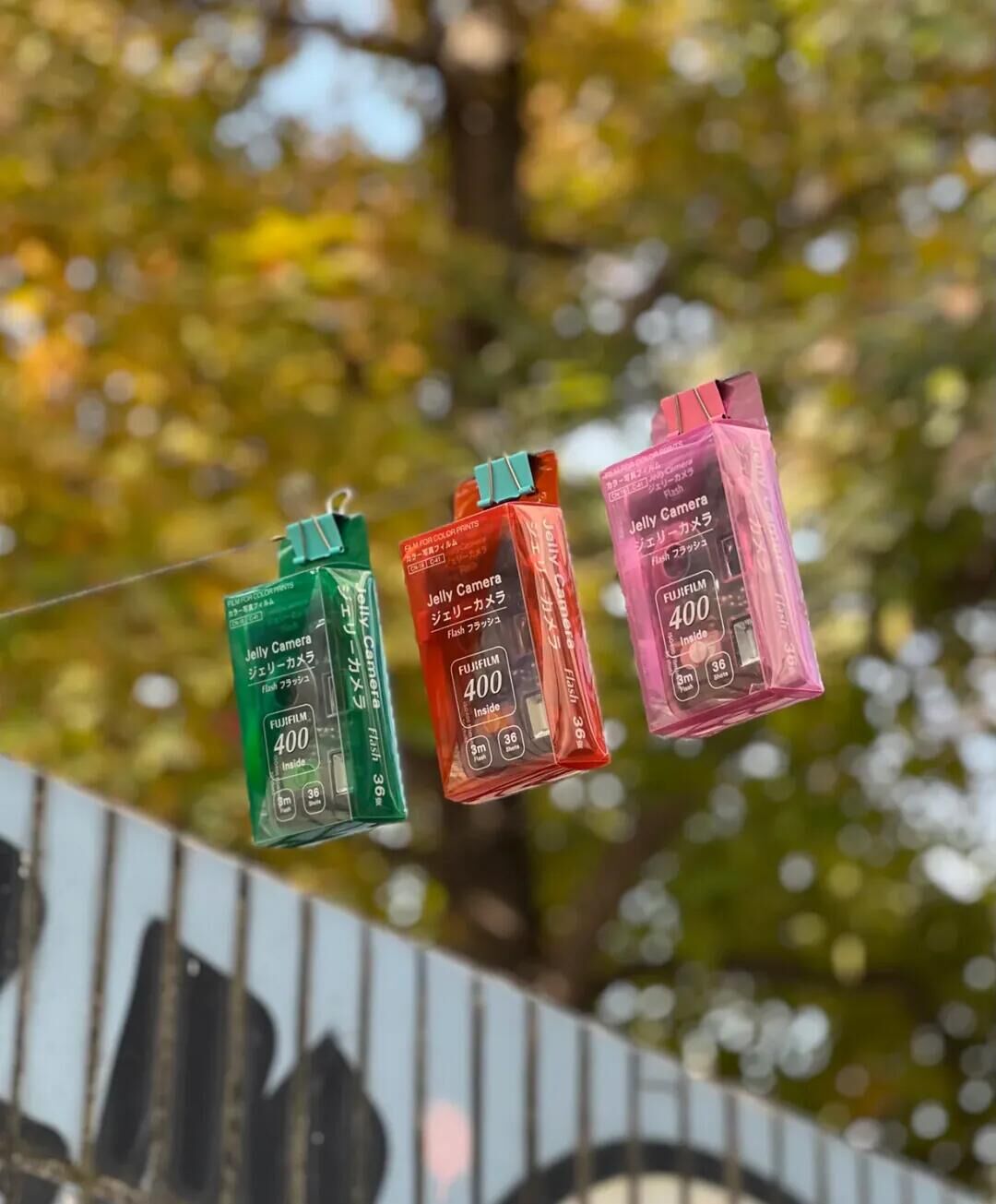 代購-FUJIFILM 富士 透明果凍 膠卷相機 共五色