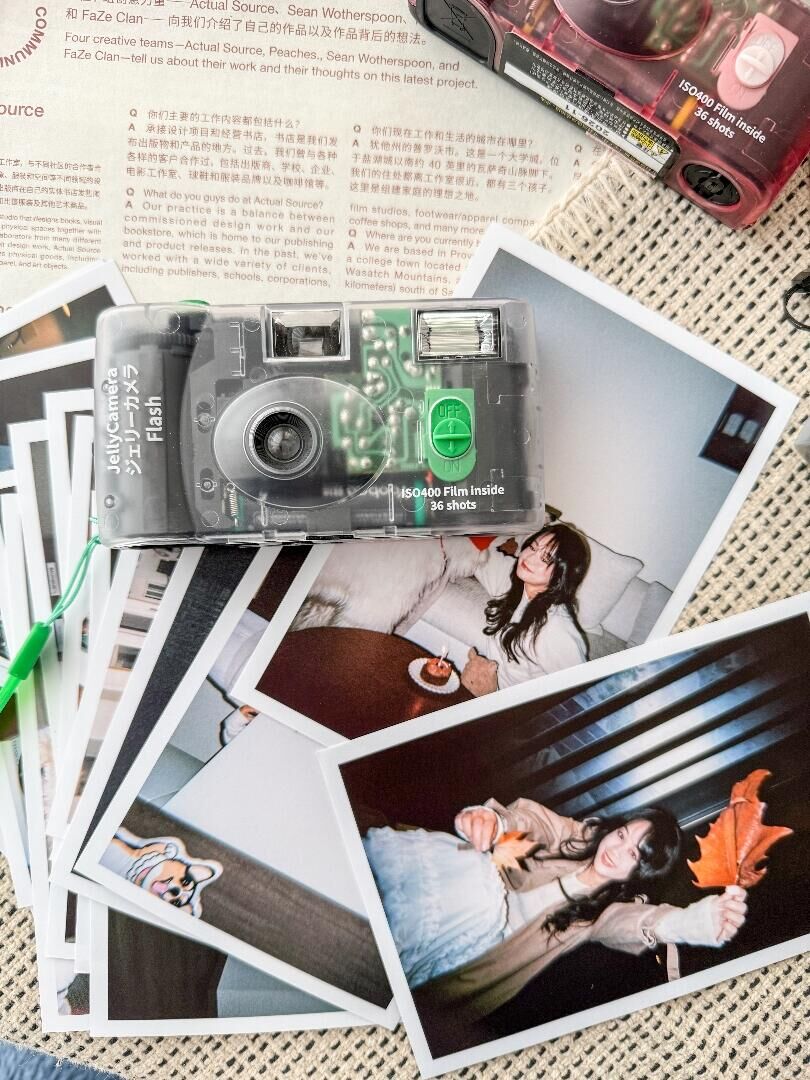 代購-FUJIFILM 富士 透明果凍 膠卷相機 共五色