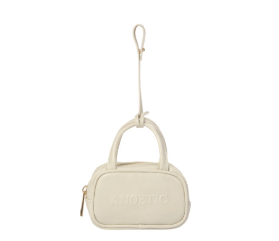 [S] ANOETIC MINI CASE BAG CHARM,IVORY, SAN49 [FINAL SALE] (SAN49)