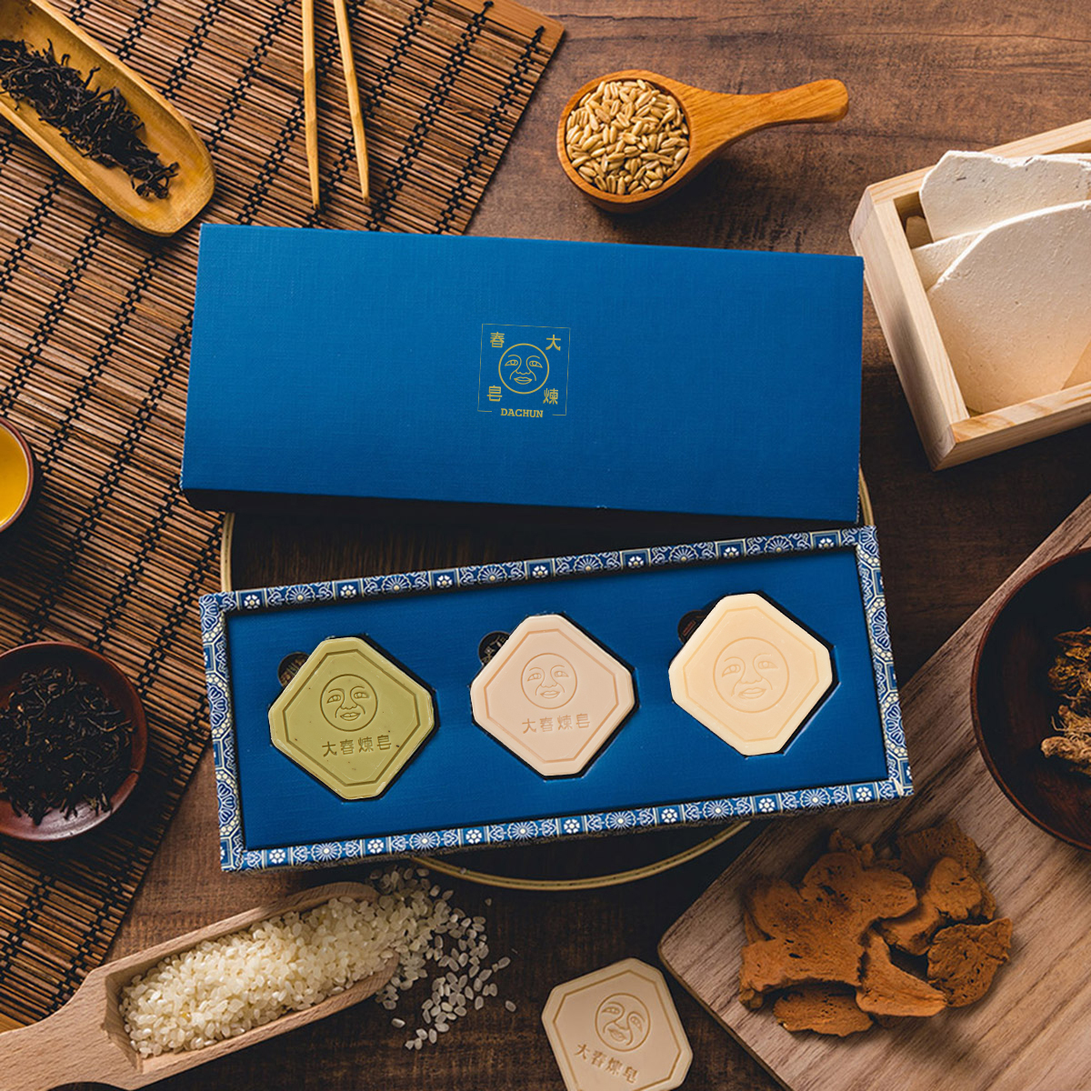 稻埕時光小款禮盒》台灣特色伴手禮｜大春煉皂 Dachun Soap